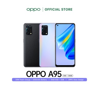 OPPO A95 (8+128) | โทรศัพท์มือถือ บางเบา ชาร์จไว 33W แบตเตอรี่ 5000mAh รับประกัน 12 เดือน