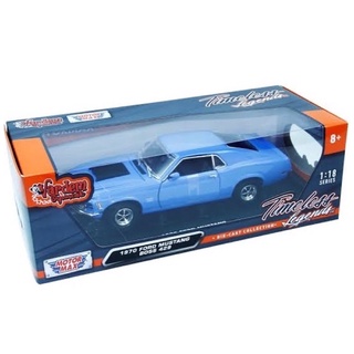 โมเดลรถเหล็ก 1:18 1970 Ford Mustang Boss 429 [Motormax]