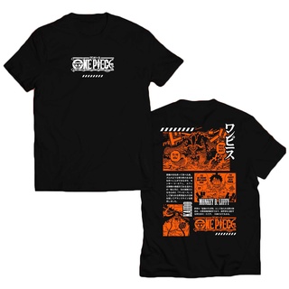 อะนิเมะใหม่ท็อปส์ซูลําลองวันพีซ - ลิง D. ลูฟี่เสื้อยืดแขนสั้น Unisex สตรีทแวร์กีฬา 1:6
