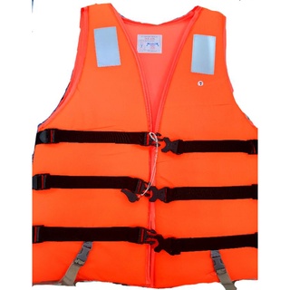 ชูชีพ ชูชีพผู้ใหญ่  Life Jacket ปลอดภัย สะท้อนแสง เบอร์ 7 ขนาดใหญ่