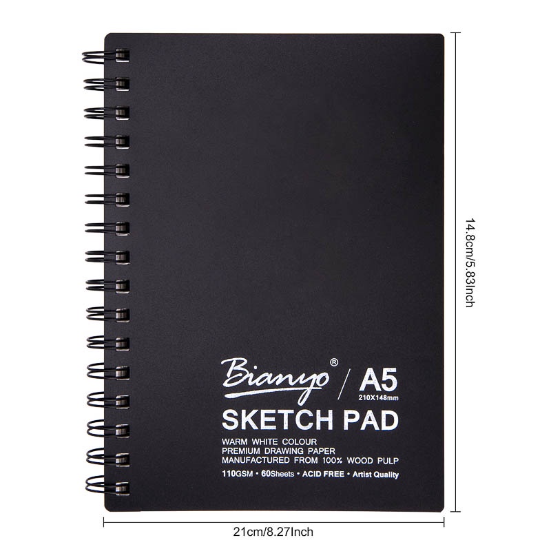 Seamiart สมุดโน๊ตกระดาษ A4 / A5 สไตล์วินเทจ 110Gsm 60 แผ่น — صورة 6
