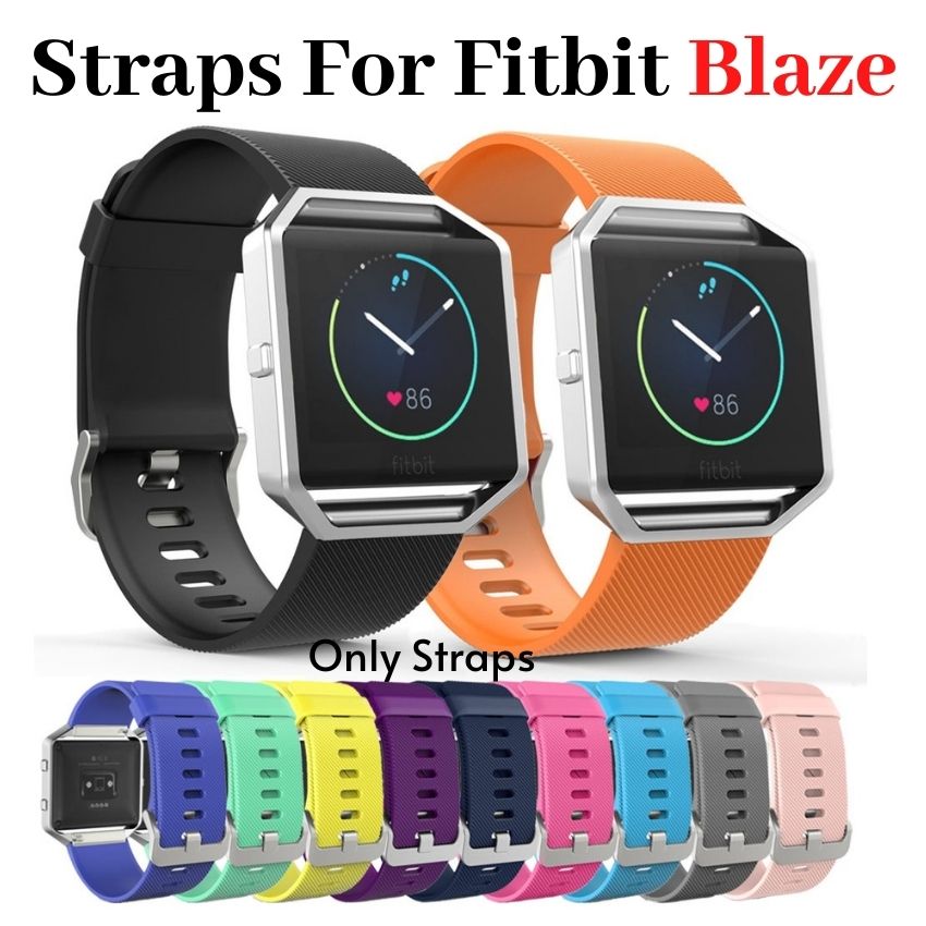 สําหรับ Fitbit Blaze สายนาฬิกาข้อมือซิลิโคน สมาร์ทวอทช์ ฟิตเนส ปรับได้ เปลี่ยนได้ สายกีฬา (AONEE)