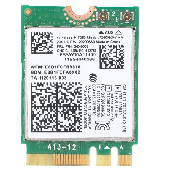 การ์ดเครือข่าย Wifi สําหรับแล็ปท็อป Lenovo T440S T440 T440P