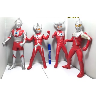 Chamaa โมเดลซอฟ ยอดมนุษย์ อุลตร้าแมน  Ultraman เซต 4 ตัว แขนขยับได้