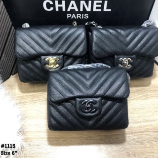 Chanel กระเป๋าสะพายสายโซ่ ไซค์6”