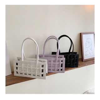 ส่งฟรี!!!! Openwork bag กระเป๋าถือ กระเป๋าแฟชั่น