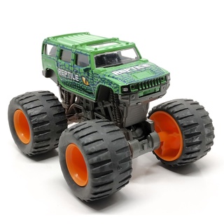 Majorette Monster Truck - Hummer H2 - Reptile Rockerz - Green Color /scale 1/61 (3 inches) no Package