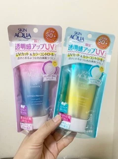 รางวัล Cosme ครีมกันแดด ปรับสีผิว ROHTO SKIN AQUA Tone Up UV Essence SPF50+ PA++++