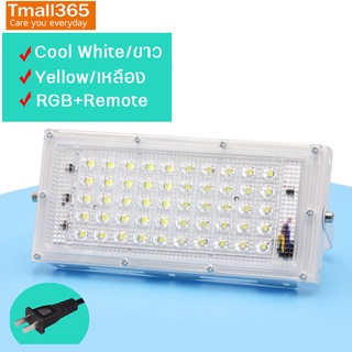 สปอร์ตไลท์ LED ไฟส่องสว่าง80วัตต์  Spotlight ใช้ได้ทั้งในอาคารและนอกอาคาร กันน้ำIP65 มาพร้อมปลั๊กเสียบไม่ต้องต่อปลั๊ก