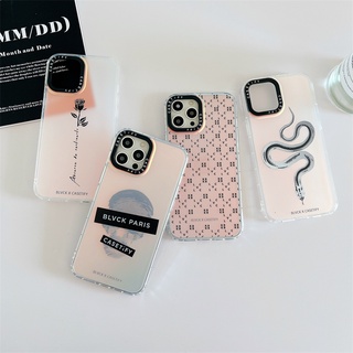 Casetify เคสโทรศัพท์มือถือ TPU กันกระแทก ลายกะโหลก งู เมลานโคลี่ สําหรับ iPhone 13 Pro MAX 12 11 Pro MAX XR X XS MAX