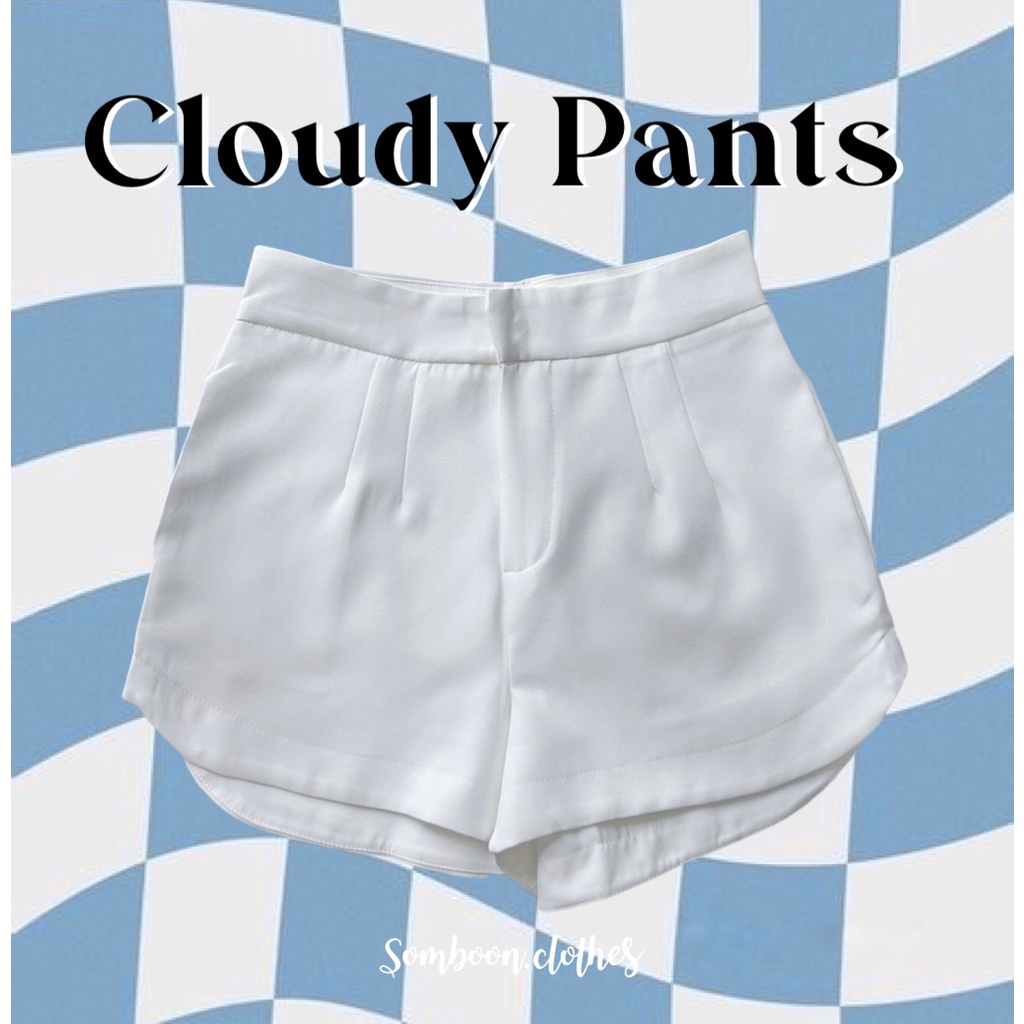 พร้อมส่ง‼️ Cloudy Pants ☁️กางเกงขาสั้นเว้าขา☁️