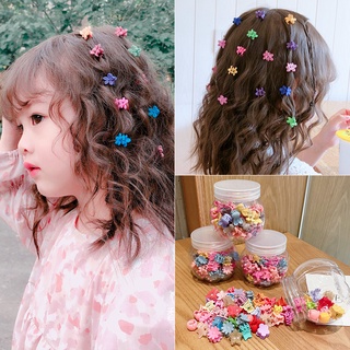 50 Pc Cute Colorful Baby Hairpin Cartoon Childrens Hair Accessories