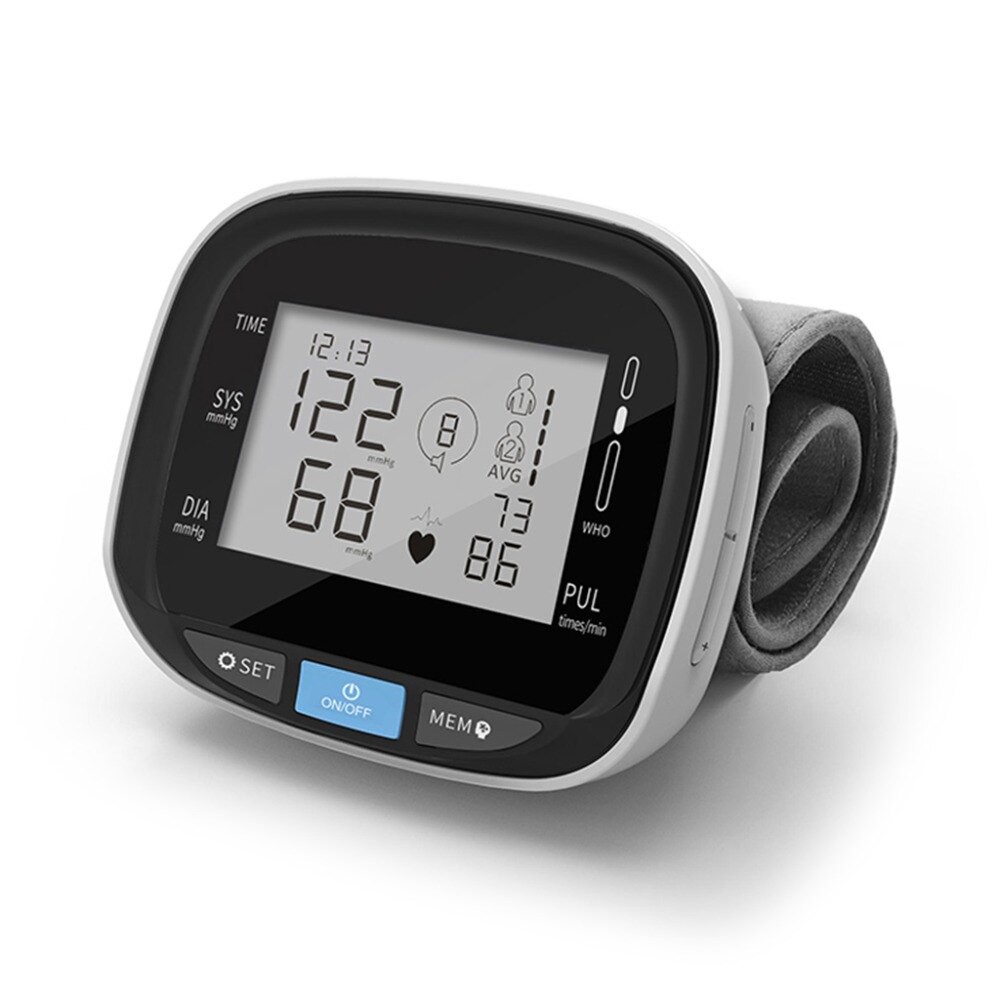 วัดความดัน อัตโนมัติ แบบดิจิตอล เครื่องวัดความดันโลหิต LCD Heart Rate PULSE Tonometer Sphygmomanometer - รูปที่ 2