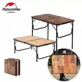 Naturehike NH20JJ028 โต๊ะแค้มปิ้งค์ MDF Outdoor Folding Table 2 Size