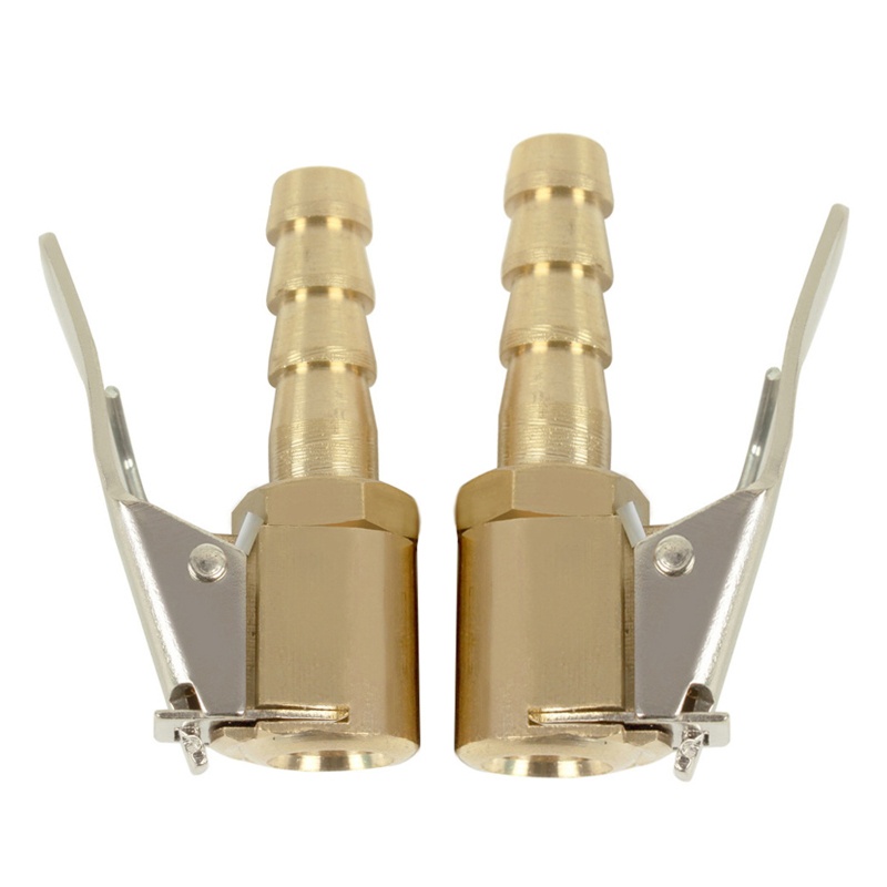 Edb * ยาง Inflator ล็อคบน Air Chuck Air Compressor Chuck ท่อ End พร้อม Clamp Connector เครื่องอัดอากาศแบบพกพา Inflator