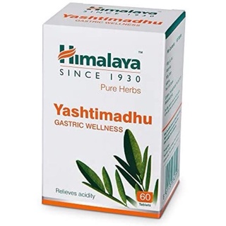 Himalaya Wellness สมุนไพรบริสุทธิ์ Yashtimadhu Gastric Wellness - 60 Tablet