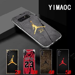 เคสโทรศัพท์แบบใส samsung note 8 9 10 plus lite s 20 ultra j 6 prime j 8 104 a สีทอง jordan tpu