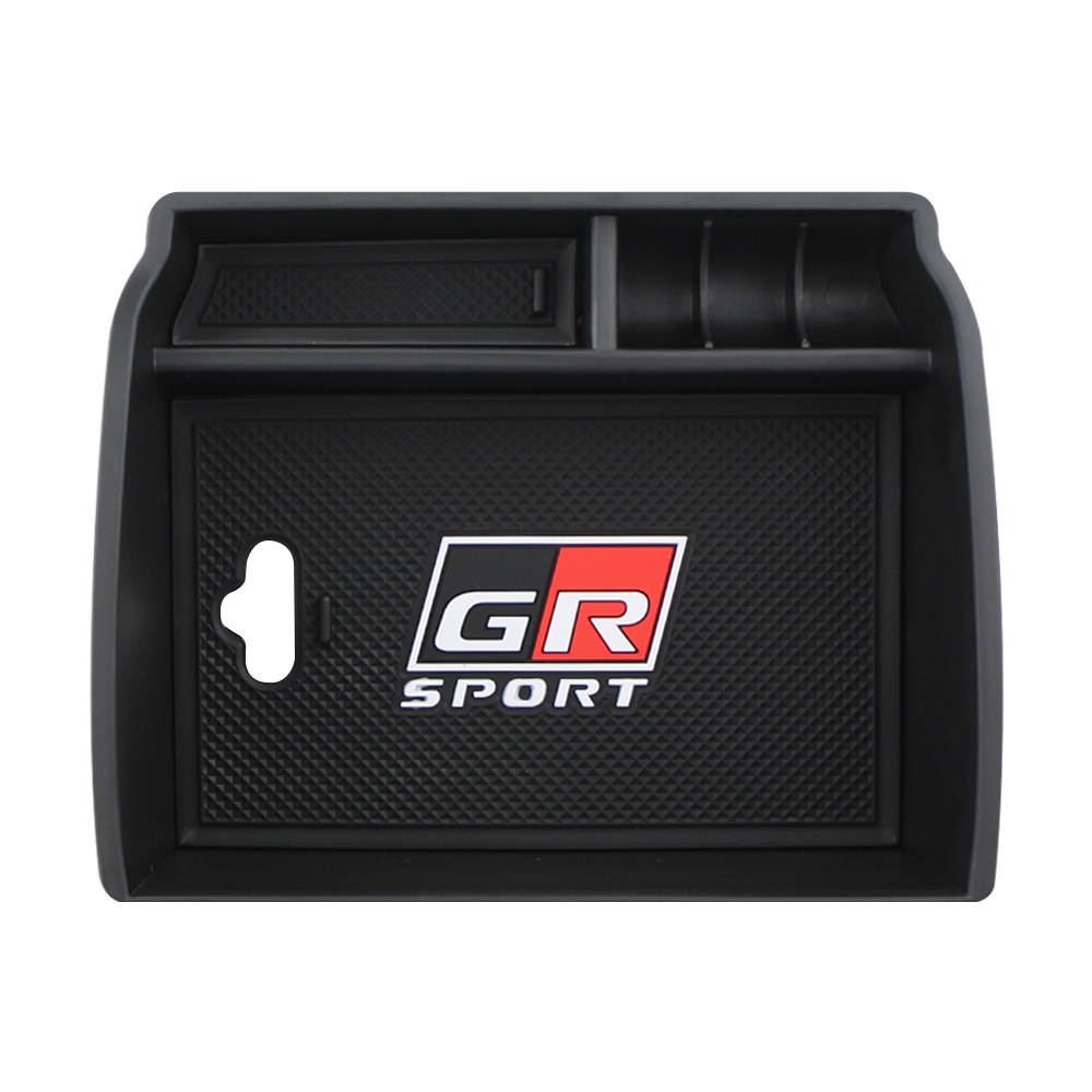 กล่องเก็บคอนโซลกลางรถยนต์ GR Sport / TRD สําหรับ Toyota Hilux Revo Fortuner ปี 2016-2022 2023 2024 อุปกรณ์จัดระเบียบ