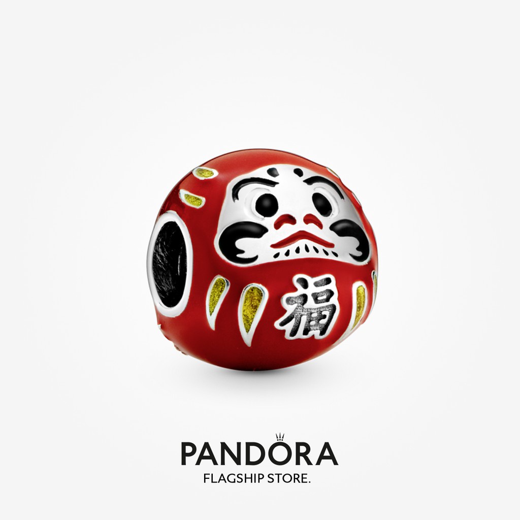 240 บาท Pandora จี้ตุ๊กตา Daruma สีแดง DIY p526 Fashion Accessories