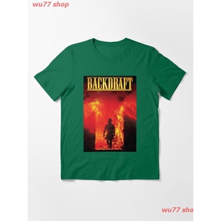 2022 Backdraft (1991) Essential T-Shirt เสื้อยืด ดพิมพ์ลาย เสื้อยืดผ้าฝ้าย คอกลม cotton ความนิยม discount Unisex