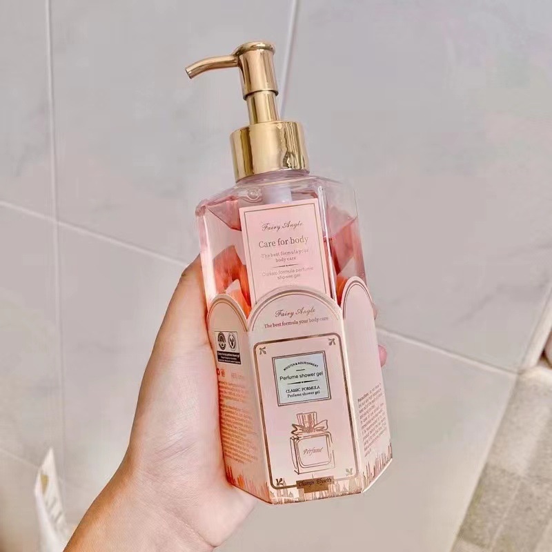 เจลอาบน้ำ pretty Angle กลิ่นหอม หอมติดทนนาน ขนาด 320 ML