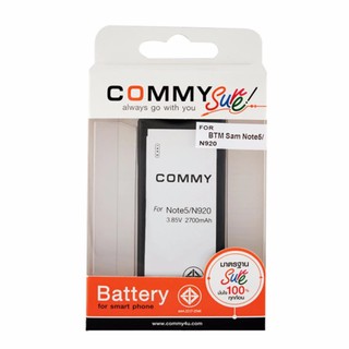commy แบตเตอรี่มือถือ ของแท้ สำหรับ Samsung Galaxy Note 5 (N920)