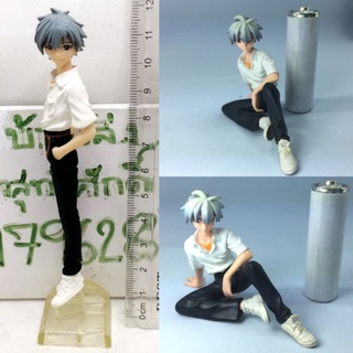 (แท้/กาชาปอง/มือหนึ่ง/ไม่มีกล่อง) Bandai Neon Genesis Evangelion HGIF Nagisa Kaworu Gashapon Figure โมเดล ​อีวานเกเลี่ยน