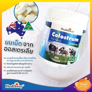 Healthway Colostrum Tablets นมอัดเม็ดเพิ่มความสูง 1000 mg(1กระปุก 365 เม็ด)