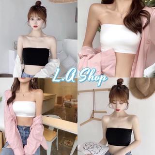 L.A Shop  พร้อมส่ง เสื้อเกาะอก ผ้านิ่มใส่สบายมากค่ะ (MX-2สี)