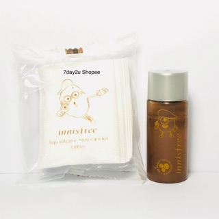 ♥️ส่งฟรี♥️( พร้อมส่ง ของแท้ ) Tester Innisfree Jeju Volcanic Pore Toner 13ml. ( แถม สำลี )