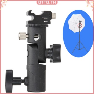 【OT】Type E Flash Hot Shoe Umbrella Holder Swivel Flash Bracket Mount Light Stand