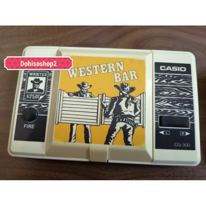 เกมกดคาสิโอ้ มือสองของแท้สภาพสวยเกมส์กดคาวบอย Casio Western Bar เกมส์กด เกมเก่าสภาพน่าสะสม