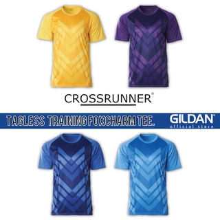 เสื้อกีฬาแขนสั้น ลายดอกเดซี่ สีม่วง สําหรับผู้ชาย และผู้หญิง CRR2000