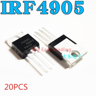 20pcs IRF4905PBF IRF4905 TO-220 TO220 IRF4905P MOSFET,guaranteed quality