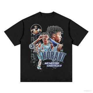 เสื้อยืดคอกลม แขนสั้น พิมพ์ลาย Jason NBA Ja Morant Fan พลัสไซซ์ สําหรับผู้ชาย และผู้หญิง