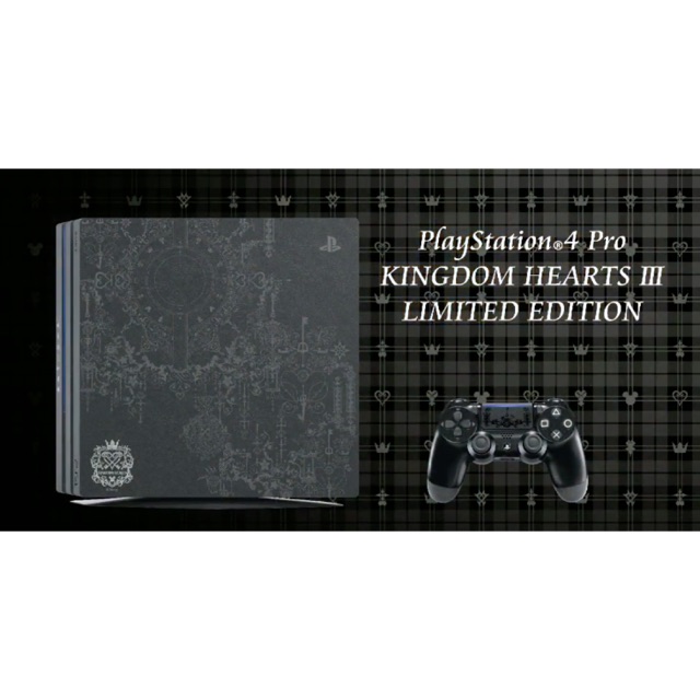 Limited Edition ศ นย ไทย เคร องเกมส Ps4 Pro Kingdom Hearts 3 Shopee Thailand