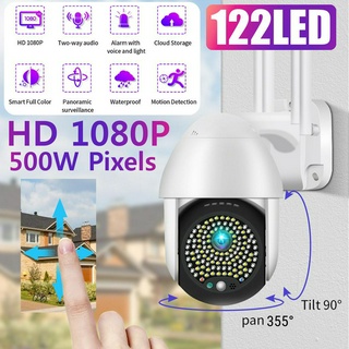 5MP Wireless Wifi Security กล้อง 1080P HD 8X Optical Zoom PTZ IP กล้อง Outdoor Home Security กล้องวงจรปิดการเฝ้าระวังCam