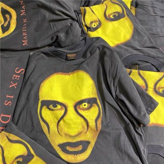 เสื้อวินเทจ เสื้อวง Old school MARILYN MANSON