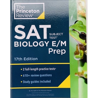 THE PRINCETON REVIEW SAT BIOLOGY SUBJECT TEST E/M PREP 17th Edition