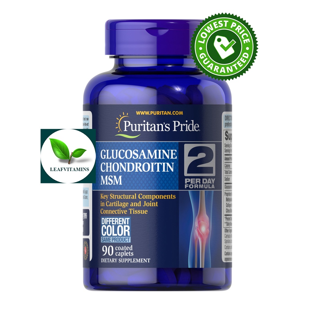 Puritan's Pride Triple Strength Glucosamine, Chondroitin & MSM Joint