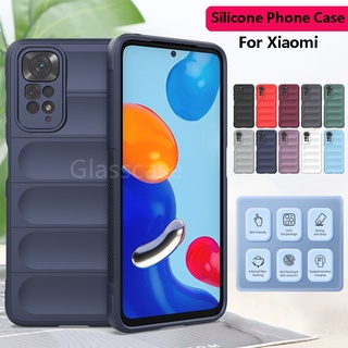 เคสโทรศัพท์มือถือ ซิลิโคนนิ่ม ป้องกันกล้อง กันกระแทก สําหรับ Xiaomi Redmi Note 11 11S Pro 5G