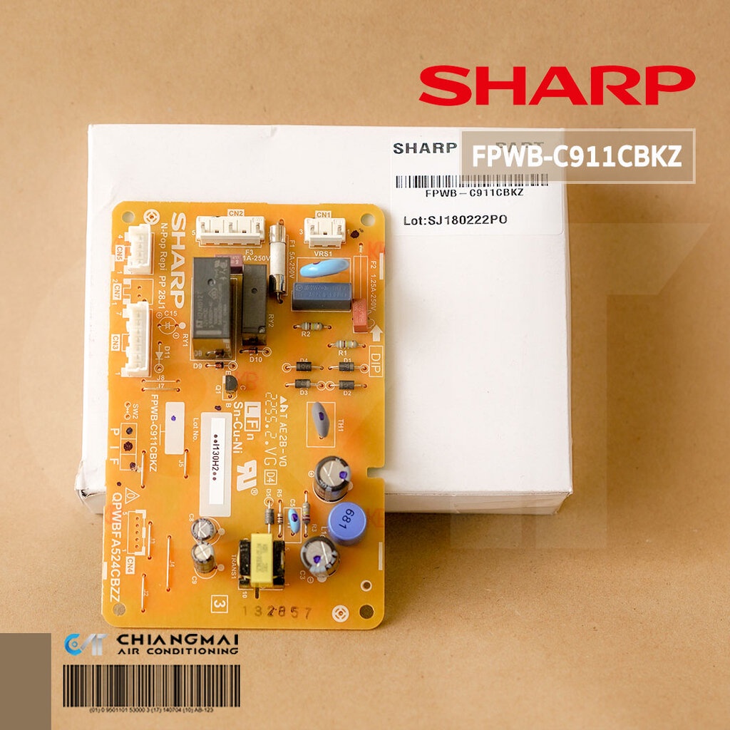 FPWB-C911CBKZ (FPWB-C736CBKZ) แผงวงจรตู้เย็น SHARP แผบอร์ดตู้เย็นชาร์ป รุ่น SJ-S19, SJ-S22E, SJ-S25E