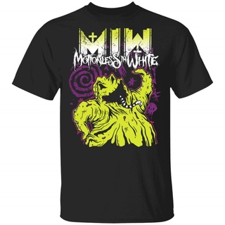 【Chic Tops】gildan เสื้อยืด ผ้าฝ้าย 100% พิมพ์ลาย Motionless in White Merch Oogie Boogie สําหรับผู้ชายS-5XL