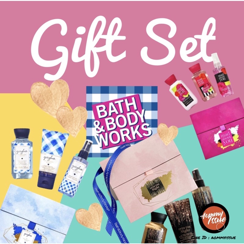 พร้อมส่ง! ชุดครีมโลชั่นบำรุงผิว Mini Gift Set Bath And Body Works ...