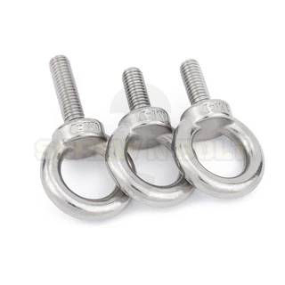 สกรู น็อต อายโบลท์ สแตนเลส 304 เกลียวมิล หยาบ M3 M4 M5 M6 / Lifting Eye Bolt, SUS304