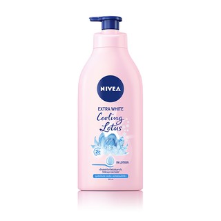 NIVEA นีเวีย คูลลิ่ง โลตัส ไวท์ โลชั่น 525 มล.