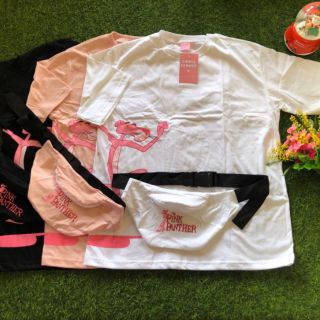 เสื้อโอเวอร์ไซร์พร้อมกระเป๋าคาดอก