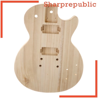 [SHARPREPUBLIC] Unfinished Guitar Body Blank Wood Guitar Fits For ST Guitar Parts Accessory