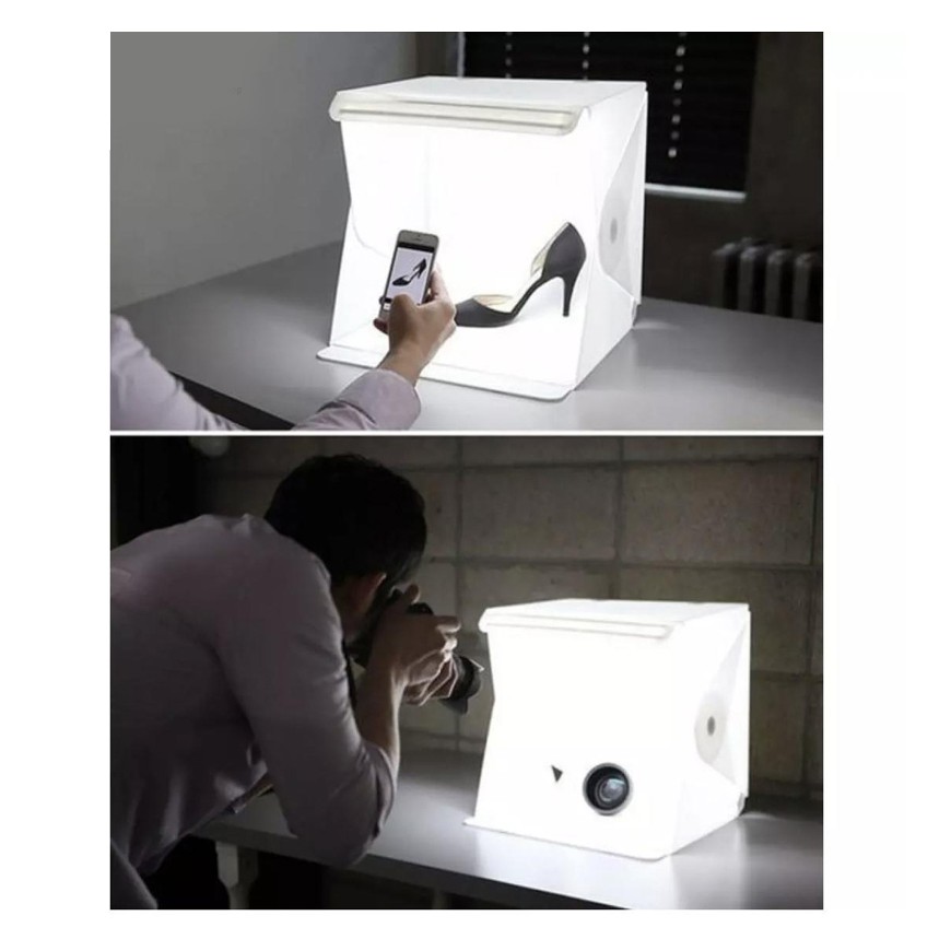 สตูดิโอถ่ายภาพ กล่องถ่ายภาพ แบบพกพา Light Room Photo Studio 9 inch (24cm) Photography Lighting Tent Kit Mini Cube Box