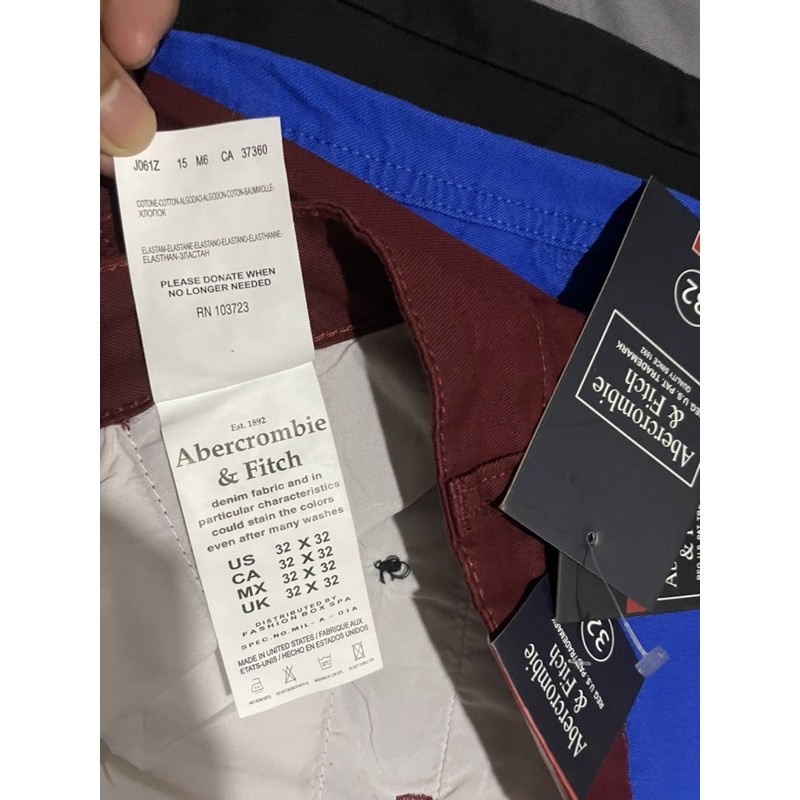 ABERCROMBIE & FITCH SHORT PANTS กางเกงขาสั้น สำหรับผู้ชาย #3
